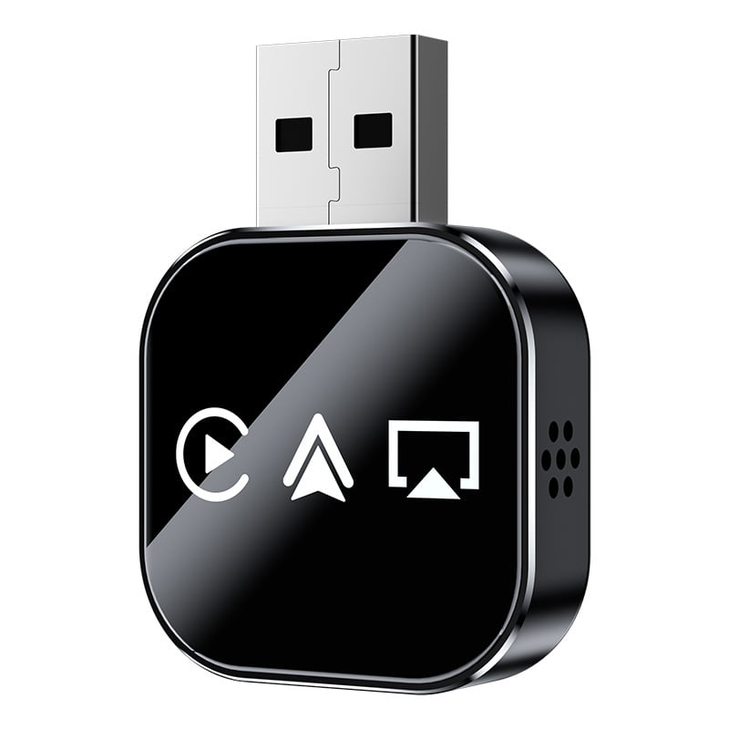 2026 Upgrade 3 in 1 Screen Mirror iOS & Android Phone, wired to wireless Carplay adapter