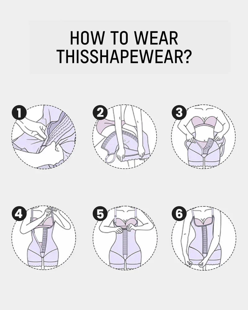 Extra Plus Size Shaper Bodysuit Tummy Control Shapewear With Bra