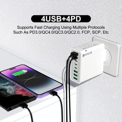 🔥🔥8 in 1 Waterproof Ports USB Fast Charger