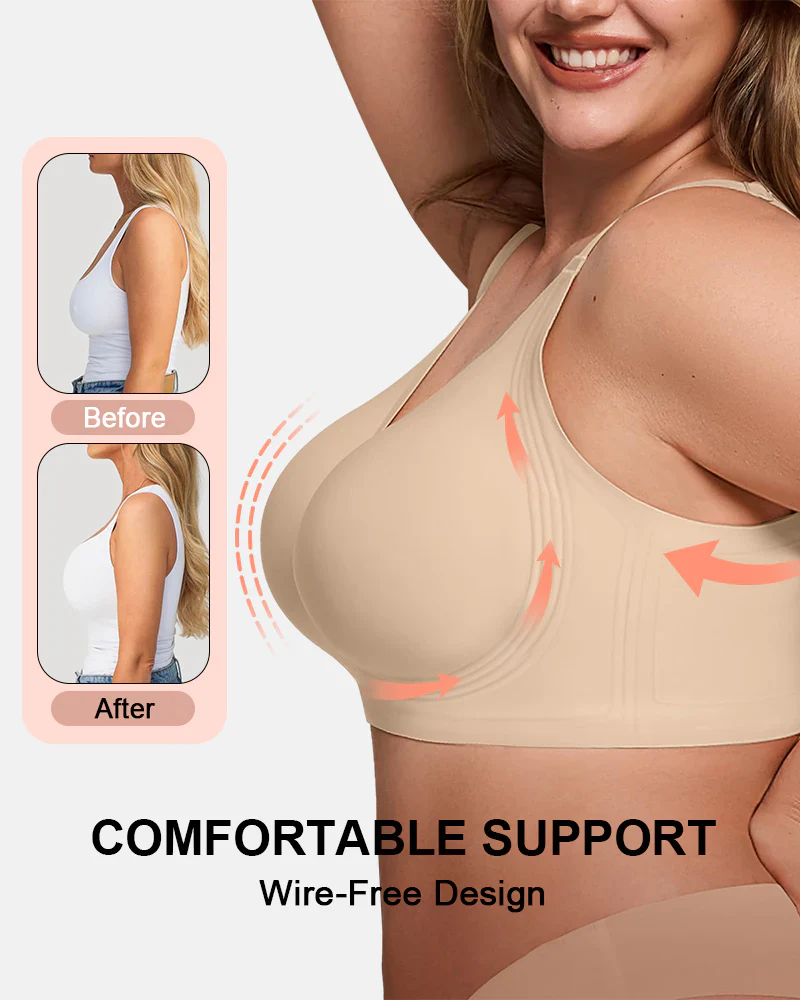Comfortable Wireless Full Coverage Jelly Smoothing Bra