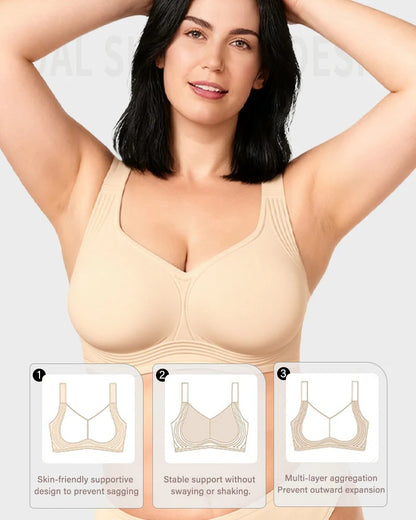 Comfortable Wireless Full Coverage Jelly Smoothing Bra