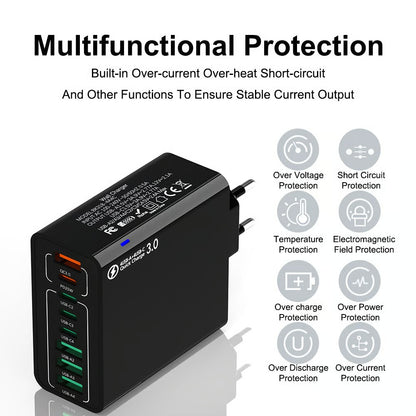 🔥🔥8 in 1 Waterproof Ports USB Fast Charger