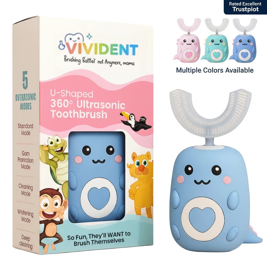 Kids U-Shaped 360° Ultrasonic Brush